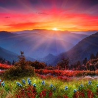 Smoky Mountains Sunset