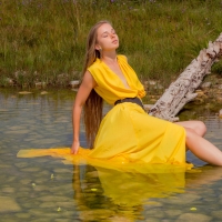 Girl in the river