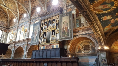 Inside of San Maurizio al Monastero Maggiore (Milan, Italy) - Europe, Milan, Art, Organ, Pipes, Church, Italy, Artwork, Paintings