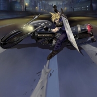 Cloud Strife Bike