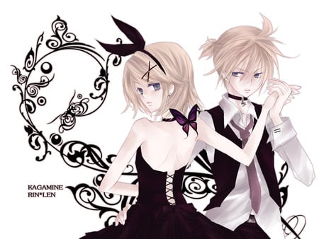 Shall We Dance - vocaloid, kagamine rin, anime, twins, kagamine len