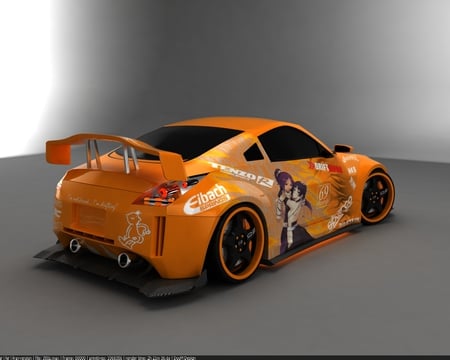 NISSAN 350Z - anime, car