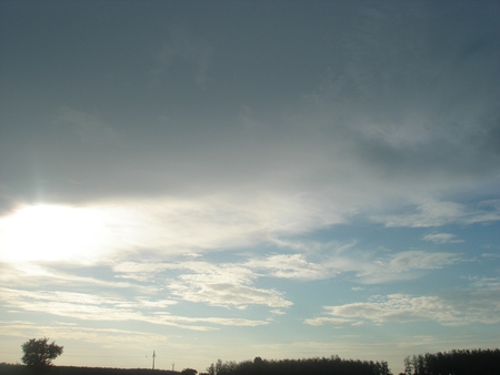 Sky - sky, blue, clouds