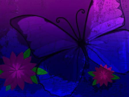 purple butterfly 1600x1200.jpg - butterfly, color, flyaway