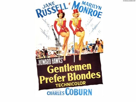 gentlemen prefer blondes - desktopbackground, gentlemen prefer blondes, wallpaper