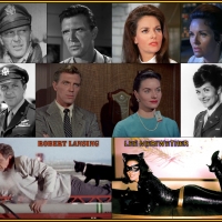 Actors Robert Lansing and Lee Meriwether