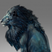 Black lion