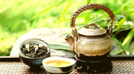 Tea in the garden - softness, tea, photography, wallpaper, drink