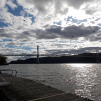 River skies