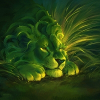 Fantasy lion