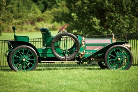 1909 (Pierce) Arrow - outdoors, car, arrow, 1909