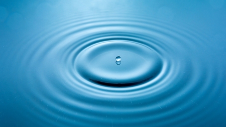 One Drop - cyan, drop, Firefox theme, water, blue, circle, wave