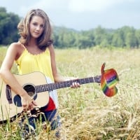 Cowgirl and her Guitar