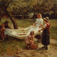 The apple gatherers