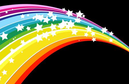 Stars - rainbow colors, abstract, stars