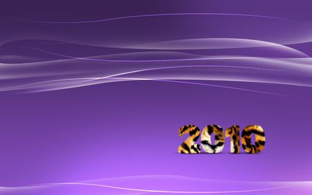 2010 - abstract, tiger print, 2010, purple