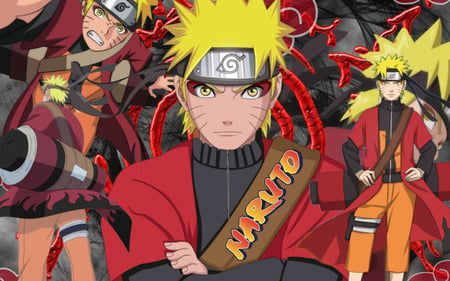 Sage Naruto - ninja, nine tail fox, sage naruto, naruto