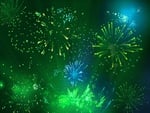 Green Fireworks