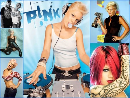 P!nk - pnk, blue, pink