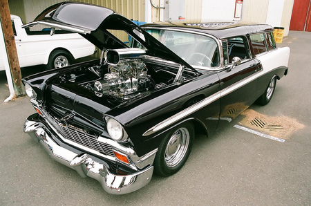 1956 Chevy Nomad Wagon - cars, hot rods, chevy