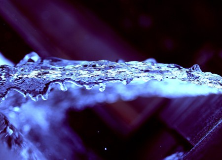 Water Arc - 3d and cg, abstract, blue