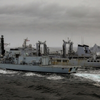 WORLD OF WARSHIPS FRENCH FRIGATE AQUITAINE AND RN TYPE 23 HMS NORTHUMBERLAND