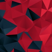Black Red Triangular Pattern
