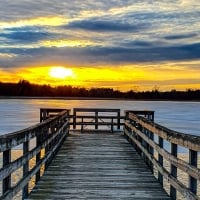 River Sunset