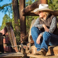 Real Cowgirl Taking a Break