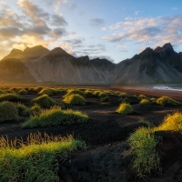 Black Sand Beach In Iceland