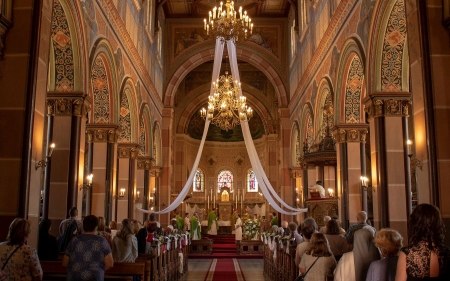 Cathedral in Latvia - cathedral, inside, Latvia, church