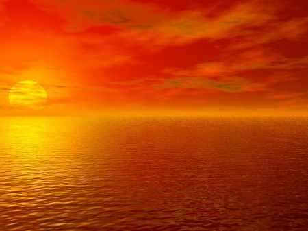 The Last Sunset - 3D and CG & Abstract Background Wallpapers on Desktop ...