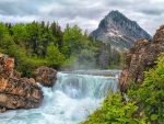 Mountain Waterfall