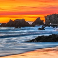 Sunset on El Matador State Beach