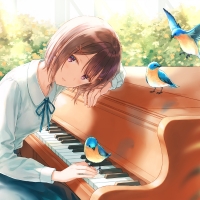 Blue Bird Pianist