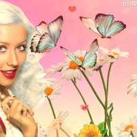 Christina Aguilera flowers