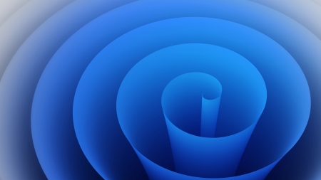 Blue Swirl - abstract, swirl, Blue Swirl, blue