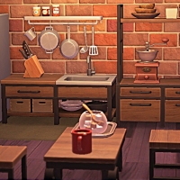 Animal Crossing Kitchen Interior pt 2