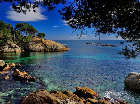Platja d'Aro Costa Brava - Beautiful landscape - daro, landscape, brava, nature, water, ocean