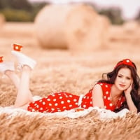 Picnic in the Hayfield