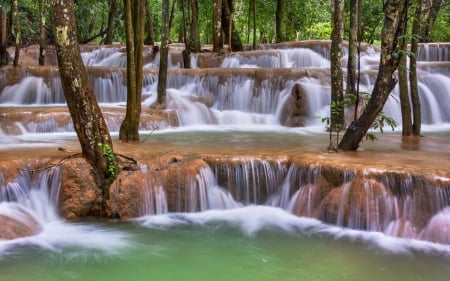 Cascading Waterfall