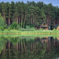 By Lake in Latvia