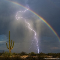 Rainbow & Lightning