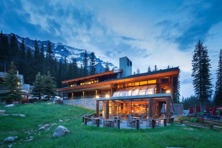 Moraine Lake Lodge - house, national park, canada, nature, alberta, mountains, banff