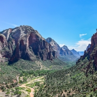 Valley in Utah, USA