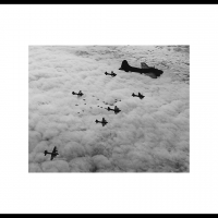 B-17 Formation Over Germany (WW II )