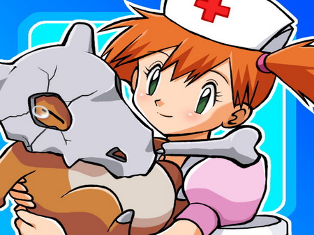 misty and CUBONE - anime, girls, other