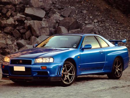 Nissan Skyline GT R V spec  - gt-r, car, r34, skyline, tuning, nissan