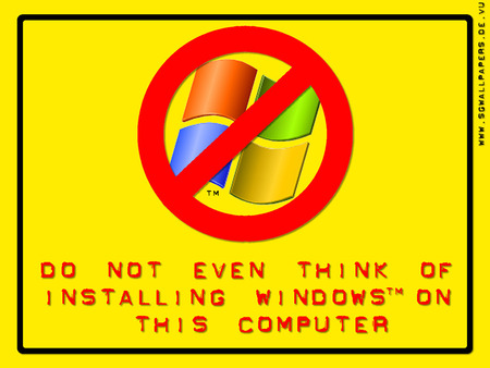 Liux Anti Windows - no windows, windows, computer, linux, install, anti