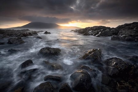 Rocky Coast - coast, ocean, nature, beach